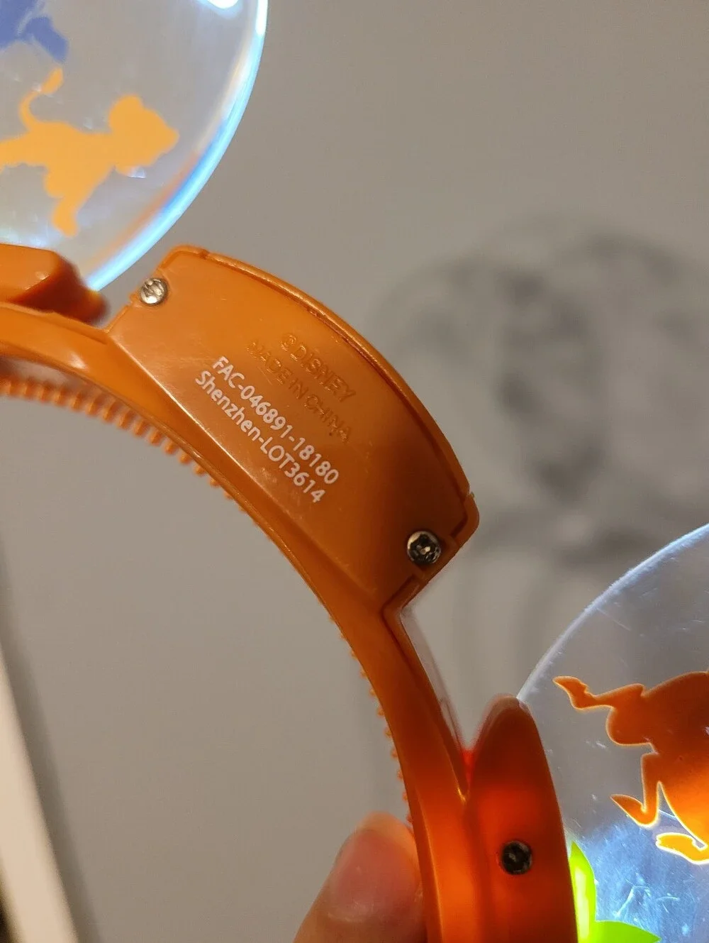 Disney Light-Up Lion King Animal Ear Headband- Works But Scratched